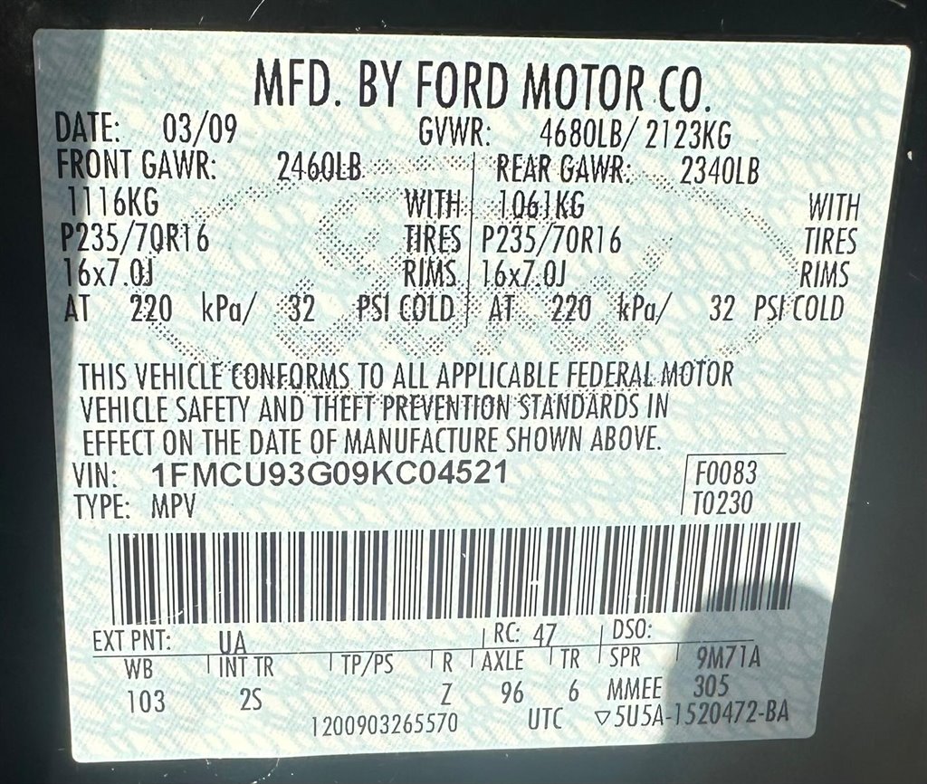 2009 Ford Escape XLT photo 16